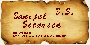 Danijel Sitarica vizit kartica